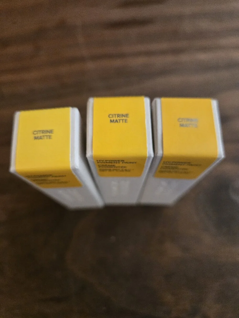 Set Of 3 Haus Labs By Lady Gaga Hy-power Pigment Paint - Citrine Matte